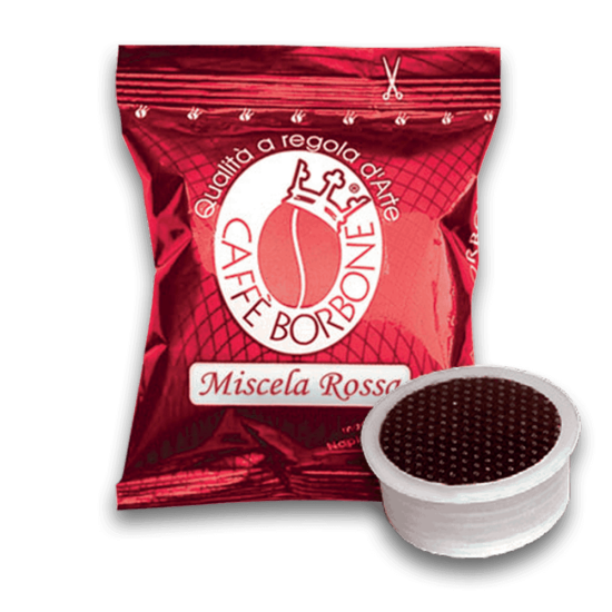 100 capsule Caffè Borbone miscela Rossa